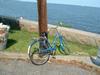 Мой велосипед на берегу Лонгайлендского пролива