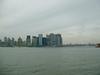 Манхэттен с юга. Справа - мосты через Ист Ривер (East River)